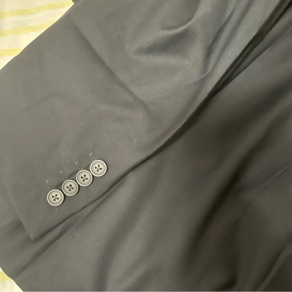 Tailored Men's Dark Navy Sport Coat - Classic Three-Button Blazer